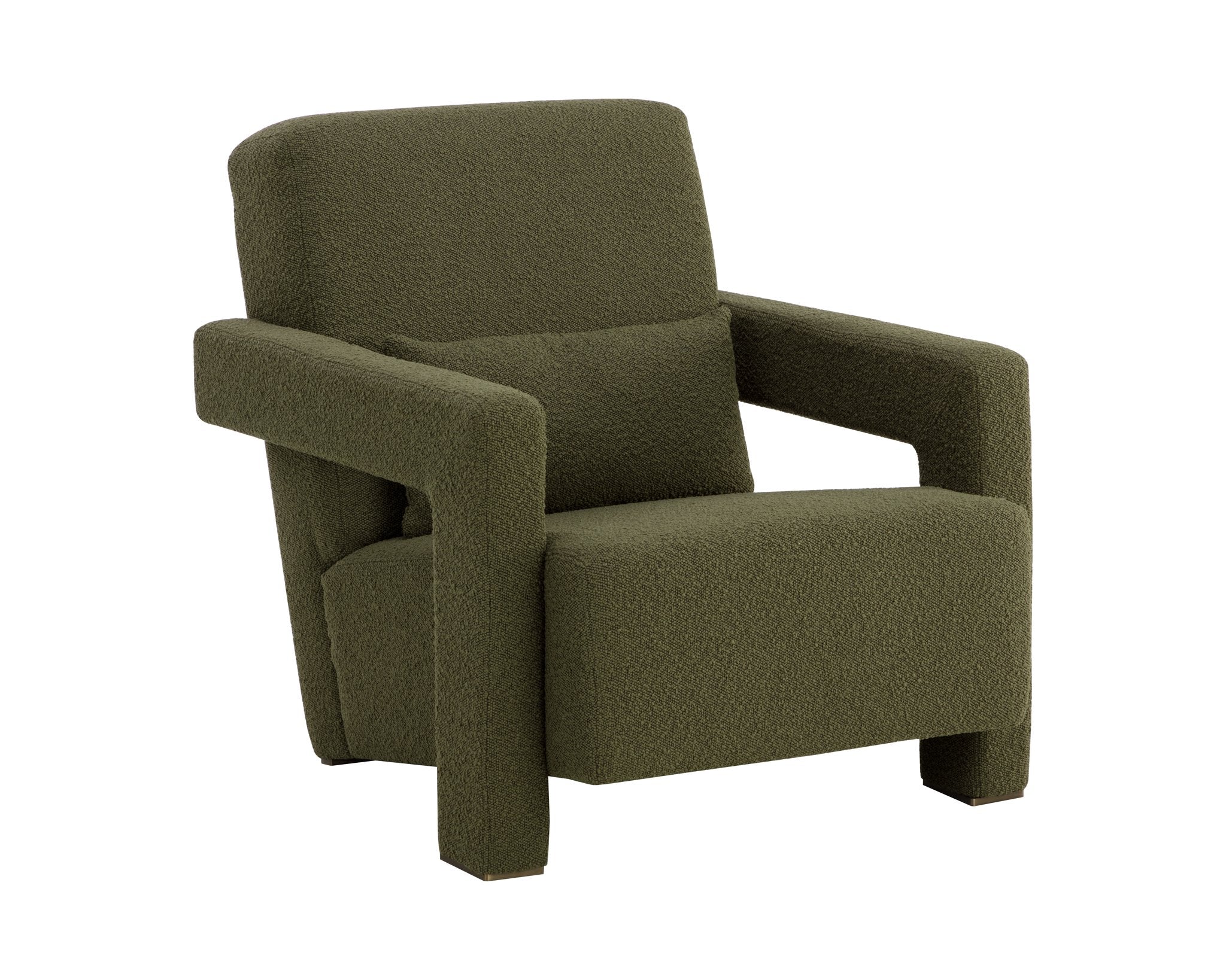 Sunpan Forester Lounge Chair Copenhagen Olive