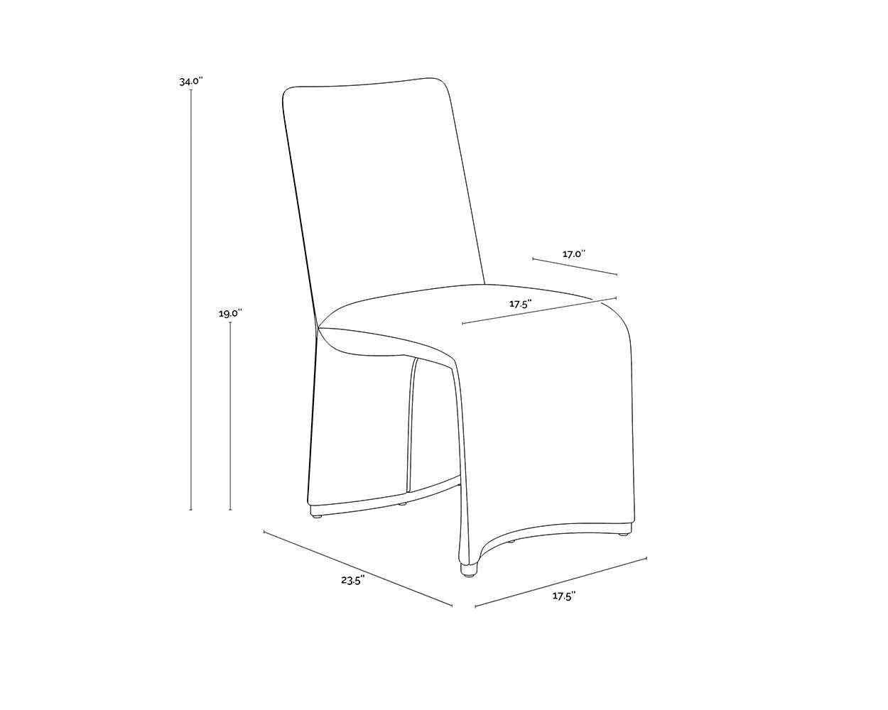 Sunpan Iluka Dining Chair Set Of 2