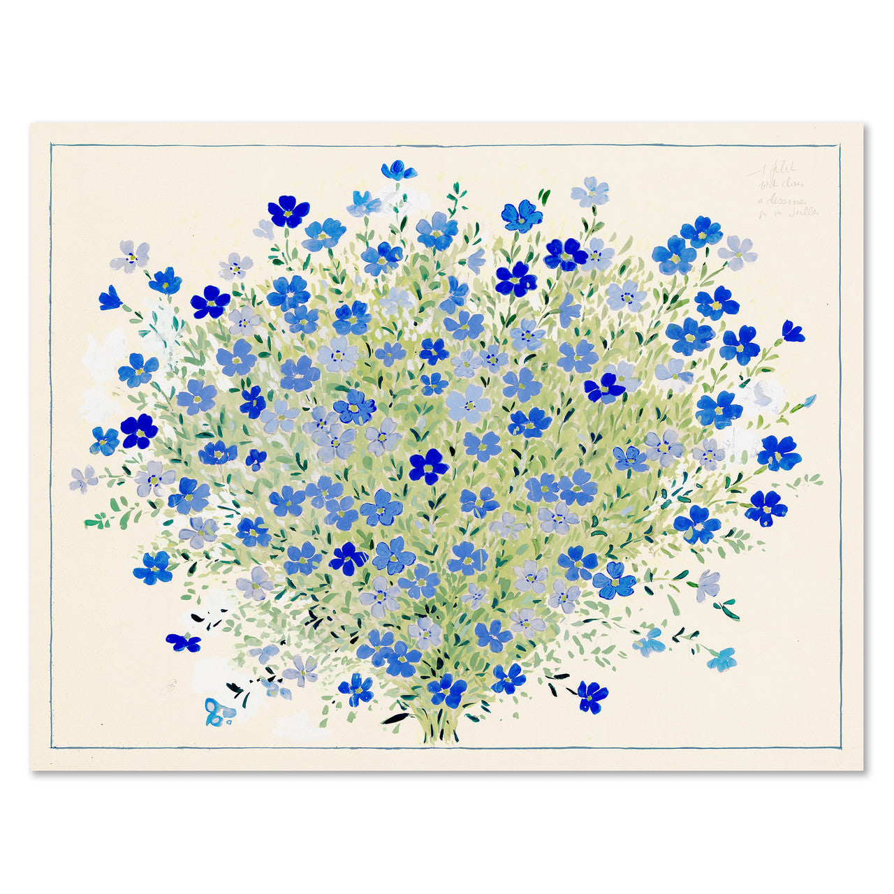 Geranium Art by Paule Marrot