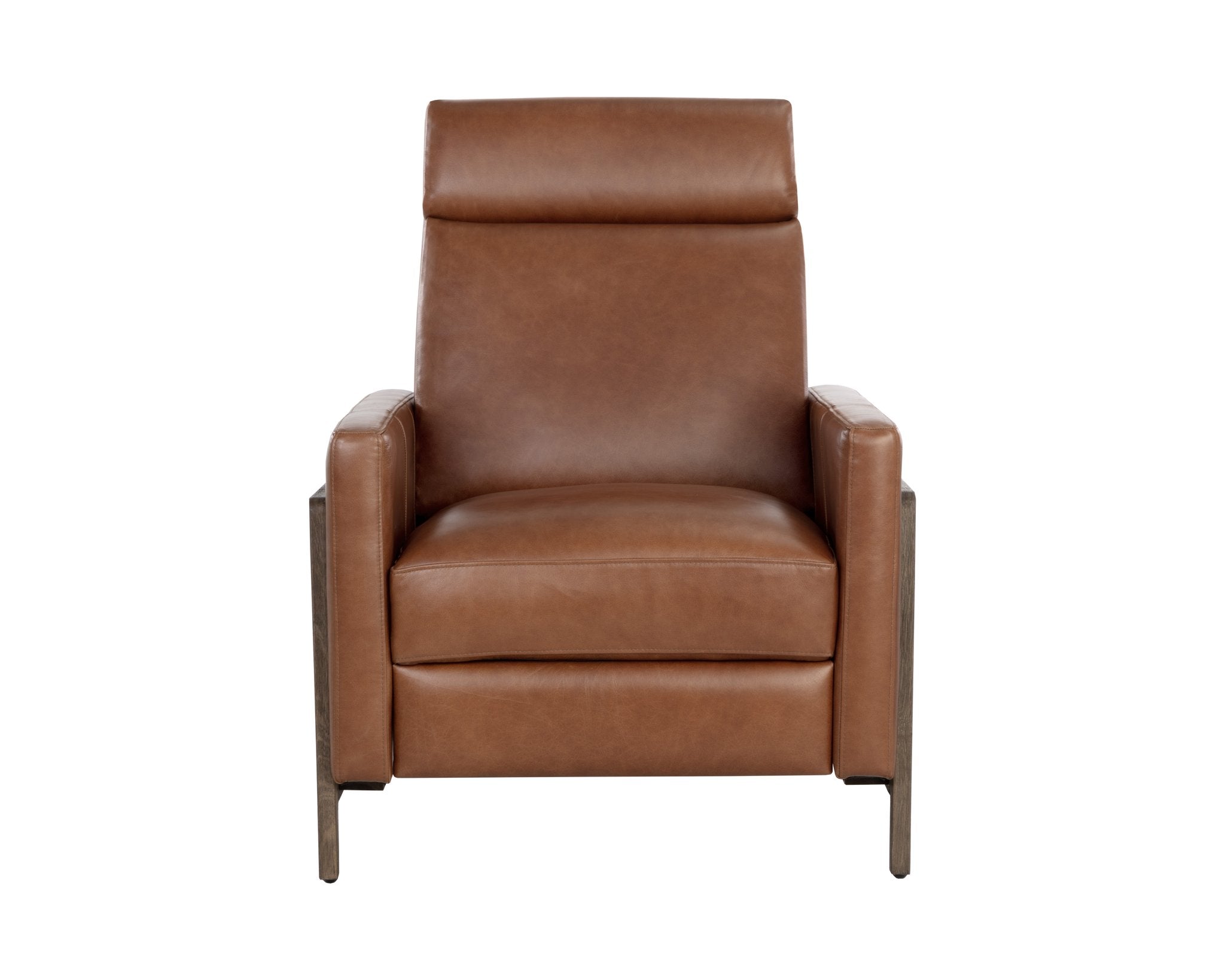 Sunpan Brandon Recliner Shalimar Tobacco Leather