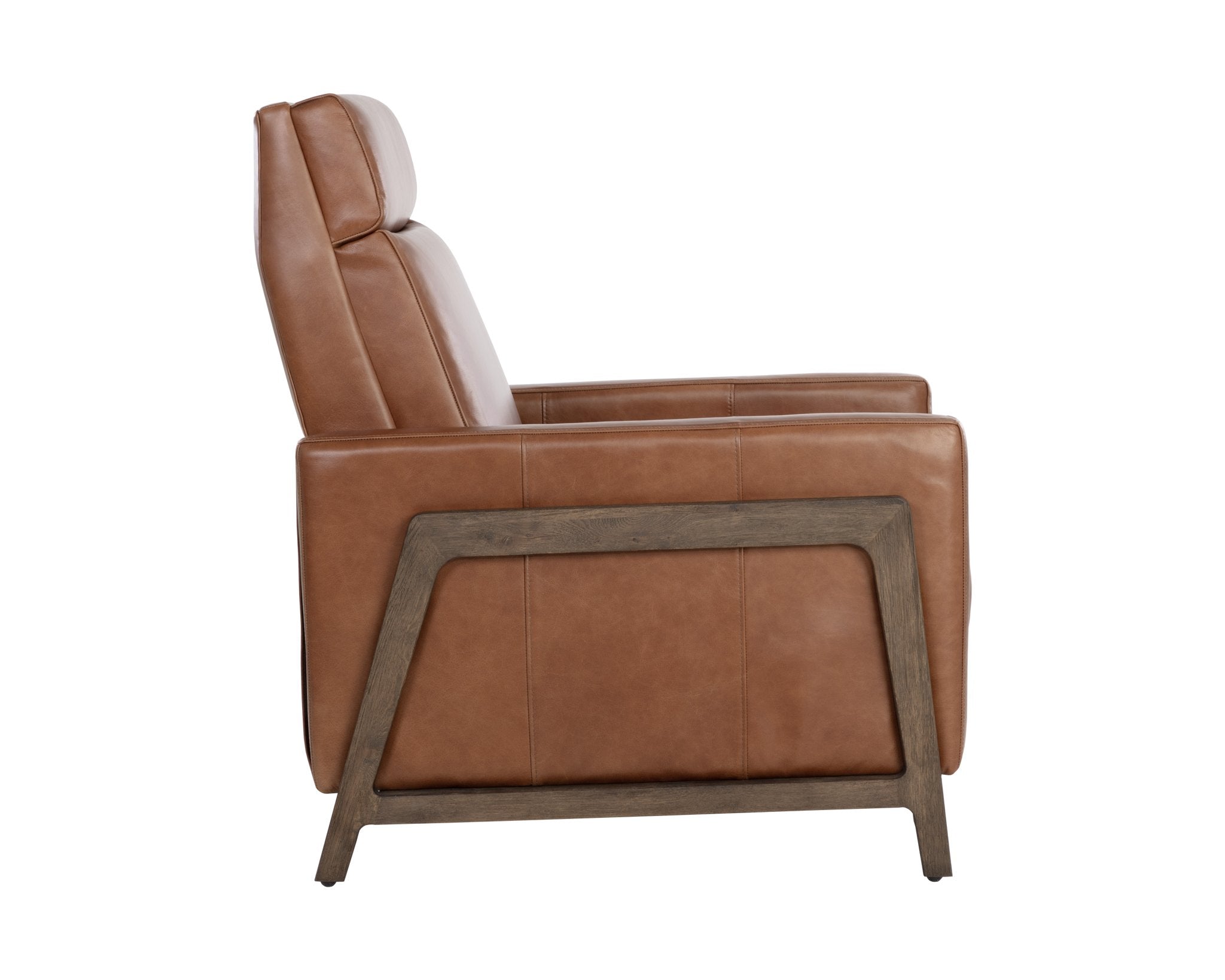 Sunpan Brandon Recliner Shalimar Tobacco Leather