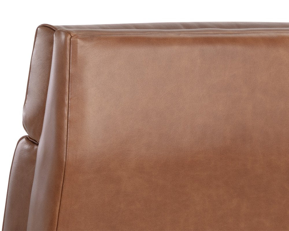 Sunpan Brandon Recliner Shalimar Tobacco Leather