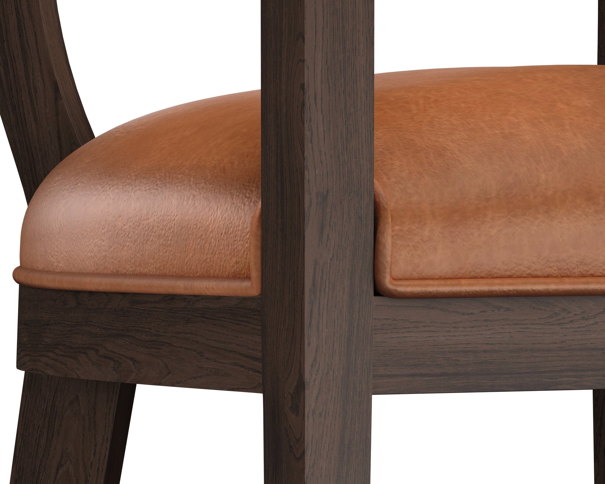 Sunpan Brylea Barstool Brown Shalimar Tobacco Leather