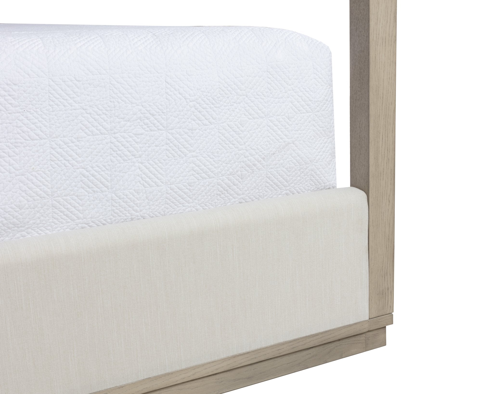 Sunpan Hoyos Canopy Bed King Topaz Beige