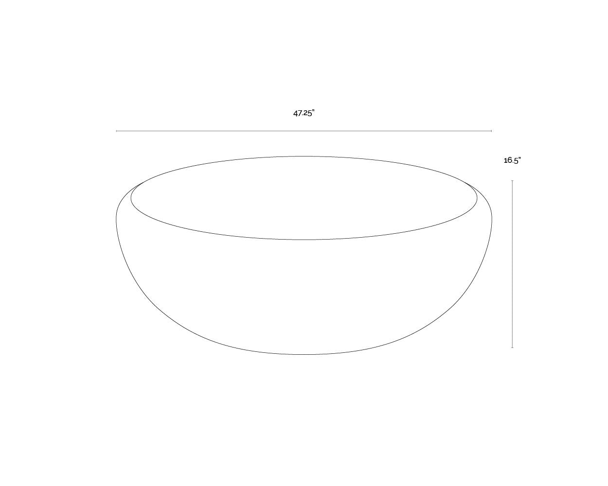 Sunpan Iolite Coffee Table
