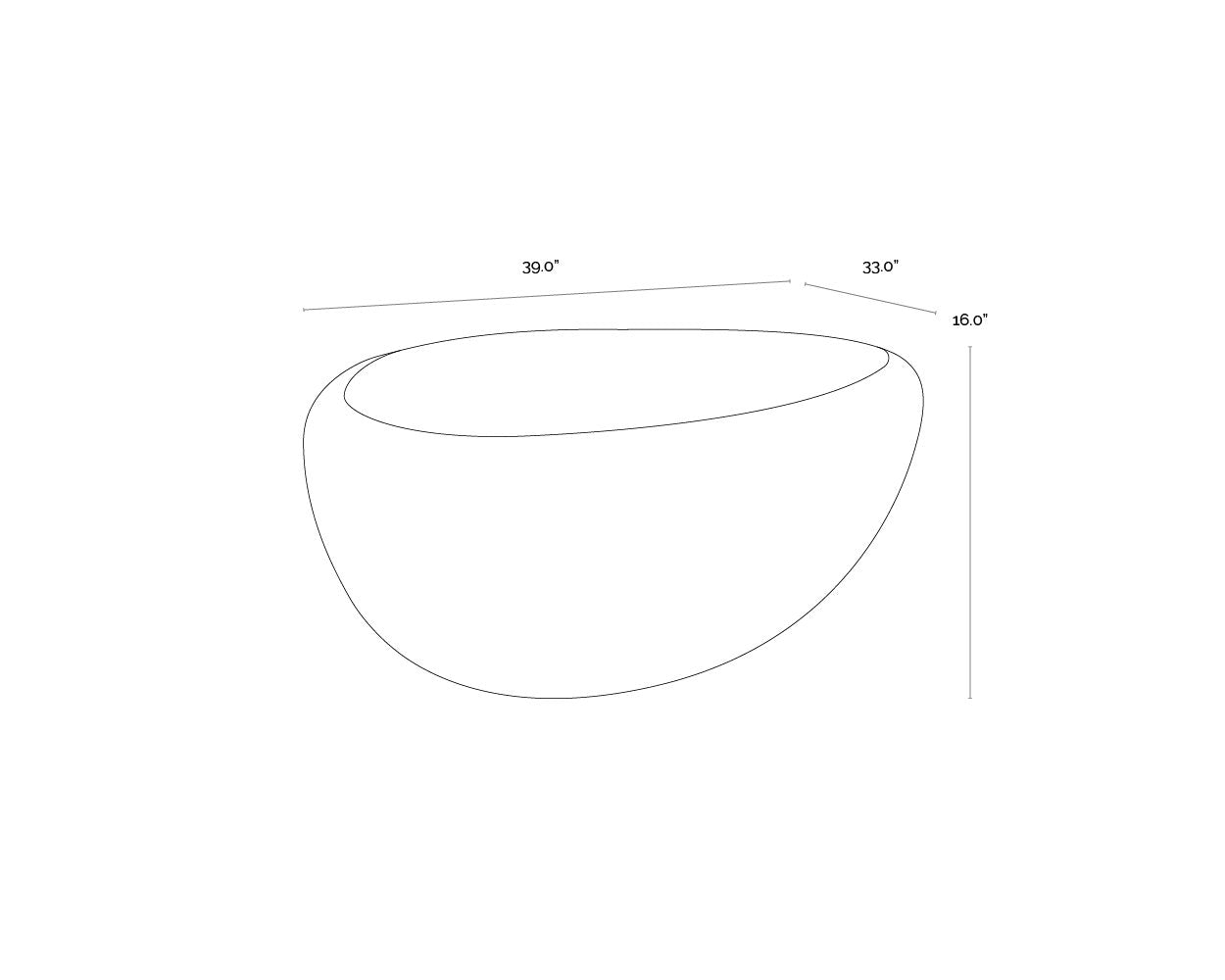 Sunpan Corvo Coffee Table Small White