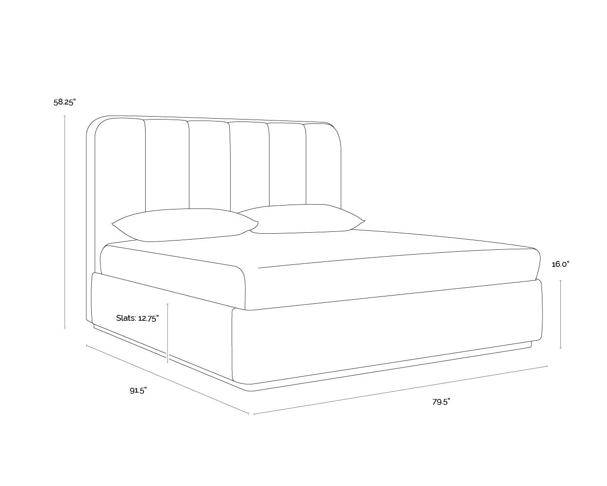 Sunpan Jamille Bed