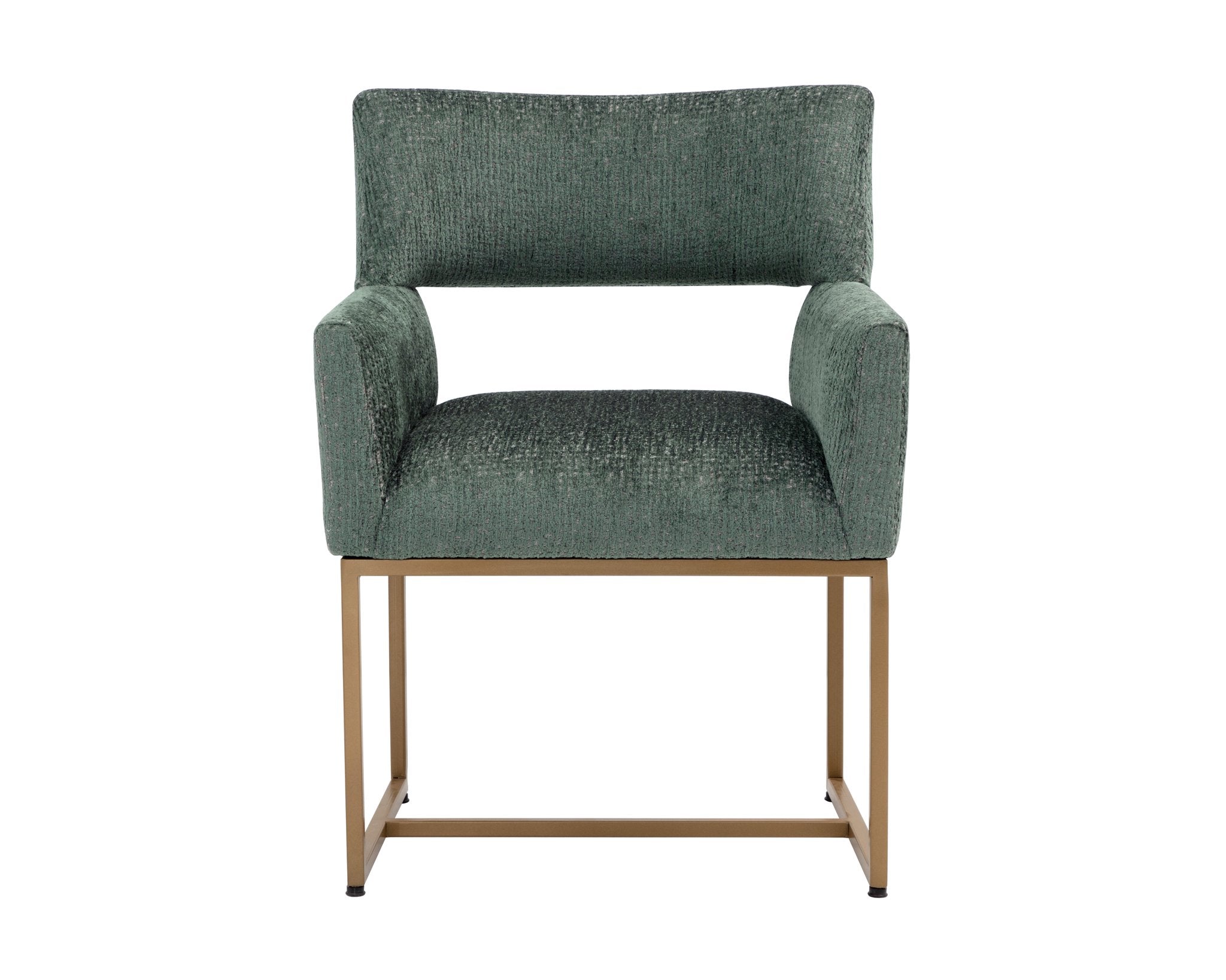 Sunpan Greco Dining Armchair Aura Teal