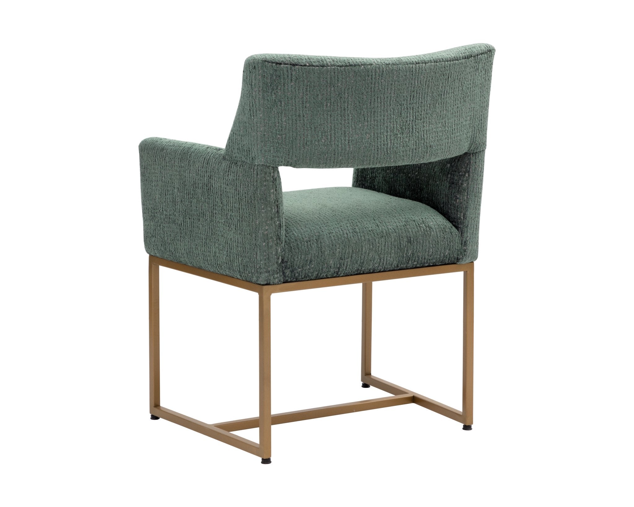Sunpan Greco Dining Armchair Aura Teal