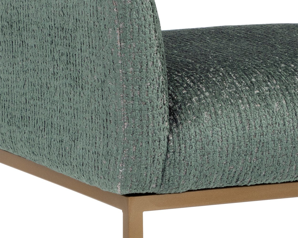 Sunpan Greco Dining Armchair Aura Teal