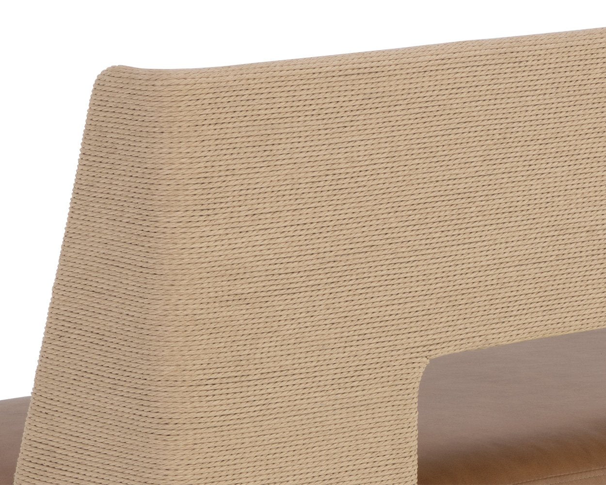 Sunpan Brocco Banquette Milliken Cognac