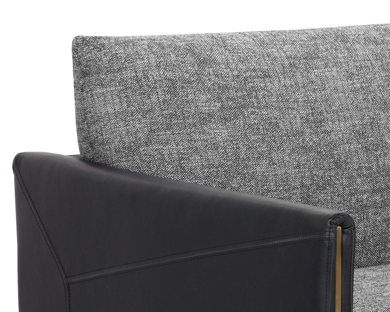 Sunpan Ashi Sofa Nash Zebra / Coal Black