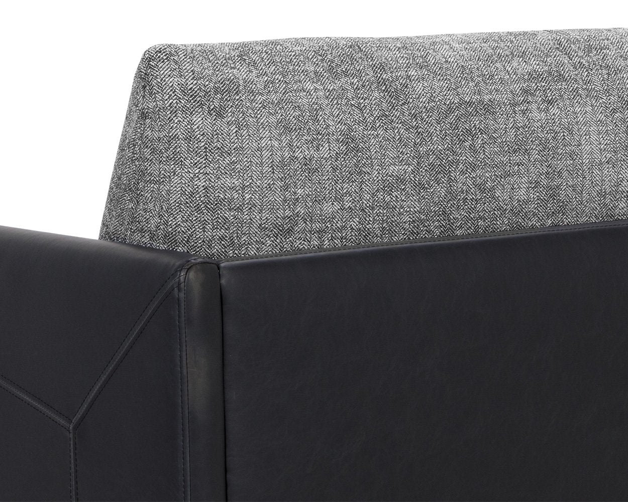 Sunpan Ashi Sofa Nash Zebra / Coal Black