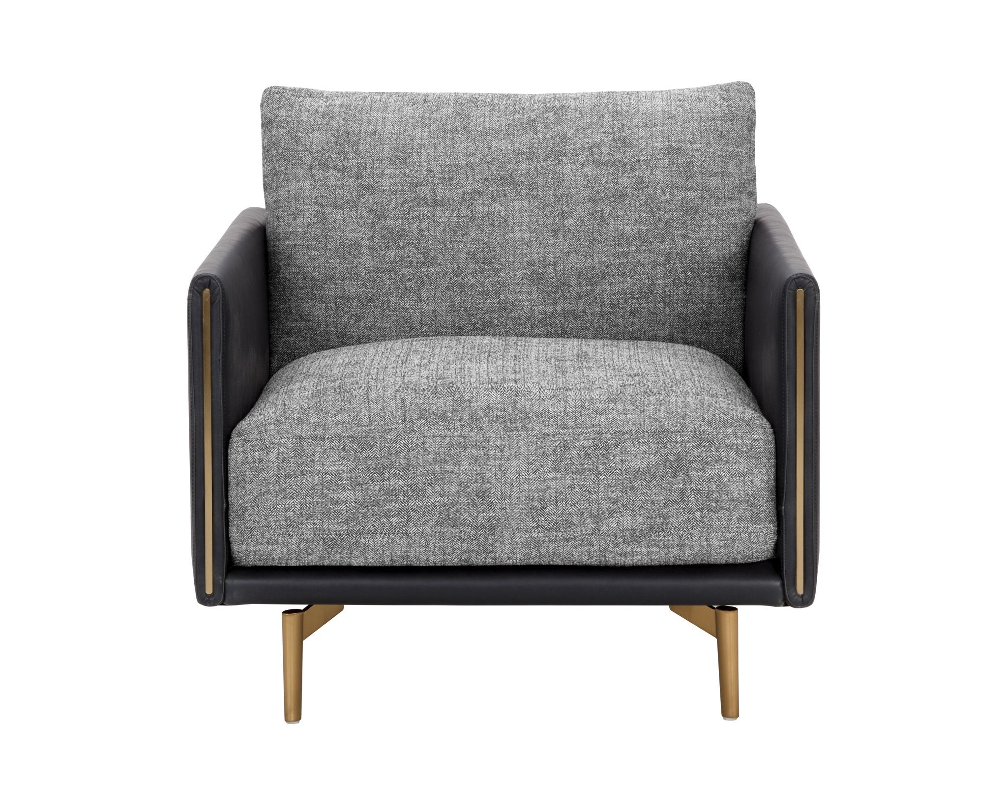 Sunpan Ashi Armchair Nash Zebra / Coal Black