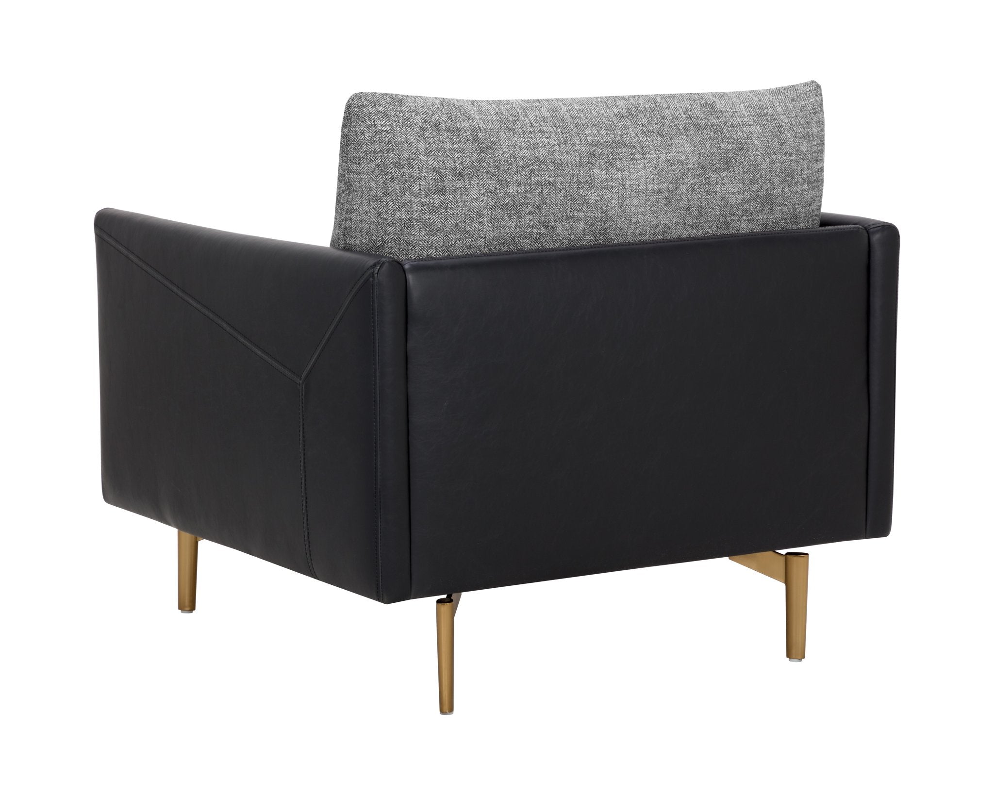 Sunpan Ashi Armchair Nash Zebra / Coal Black