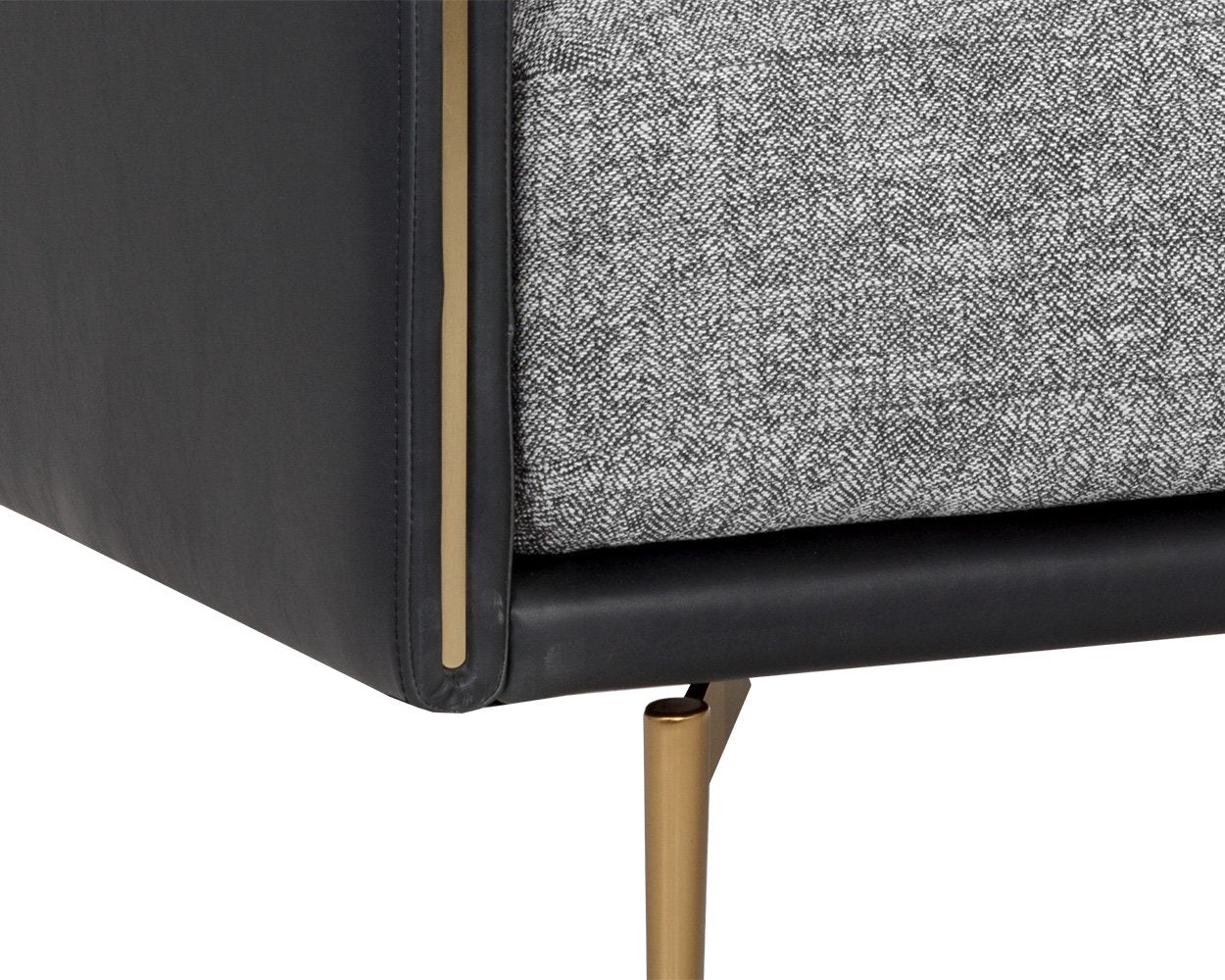Sunpan Ashi Armchair Nash Zebra / Coal Black