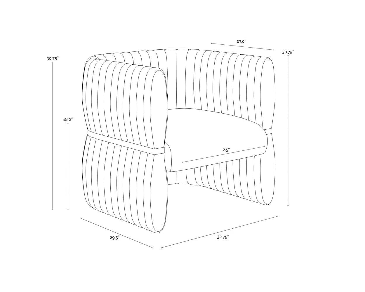 Sunpan Tryor Lounge Chair