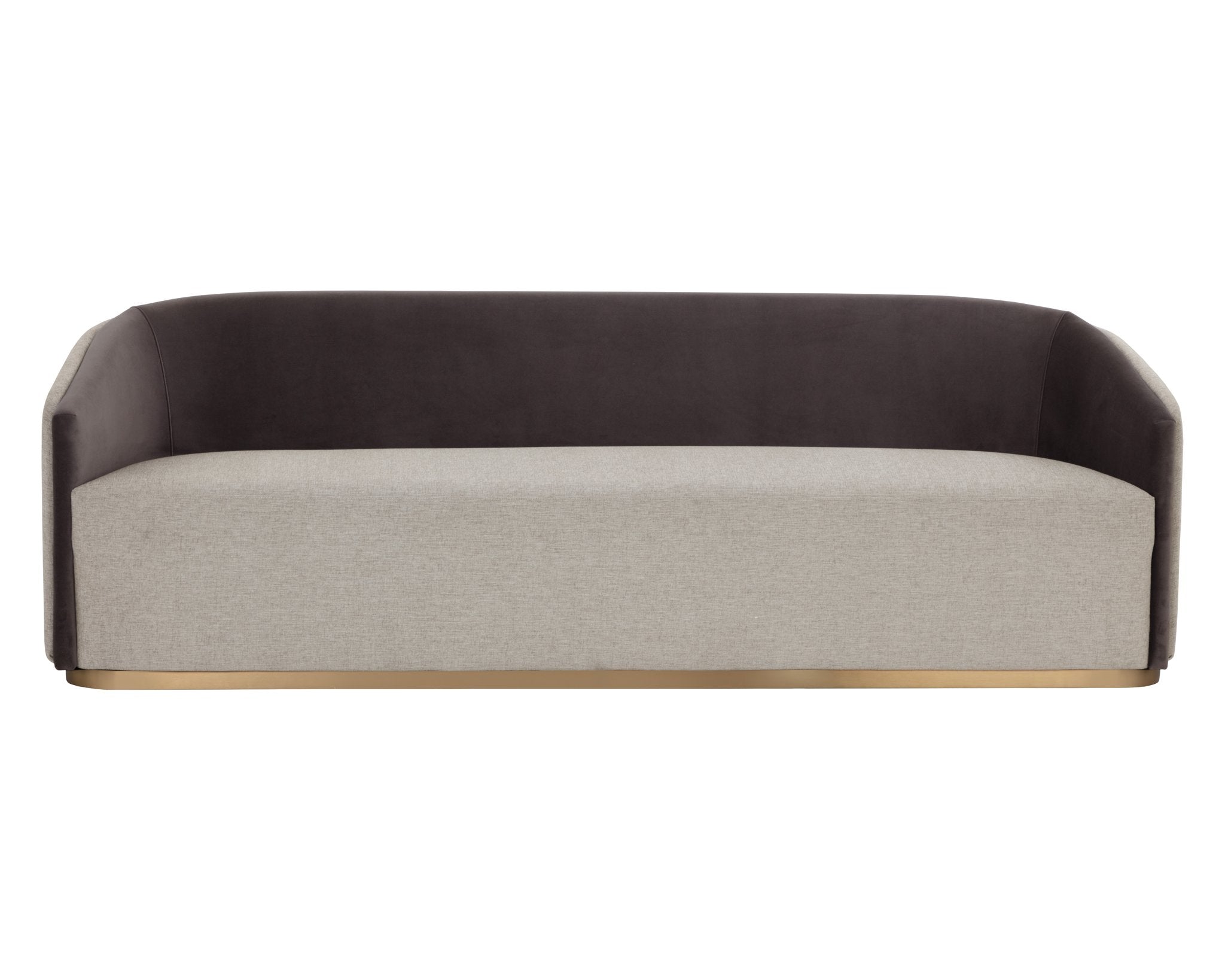 Sunpan Sheva Sofa Ernst Sandstone / Meg Ash