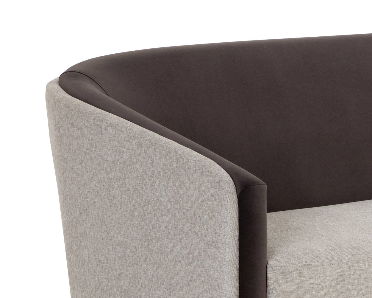 Sunpan Sheva Sofa Ernst Sandstone / Meg Ash