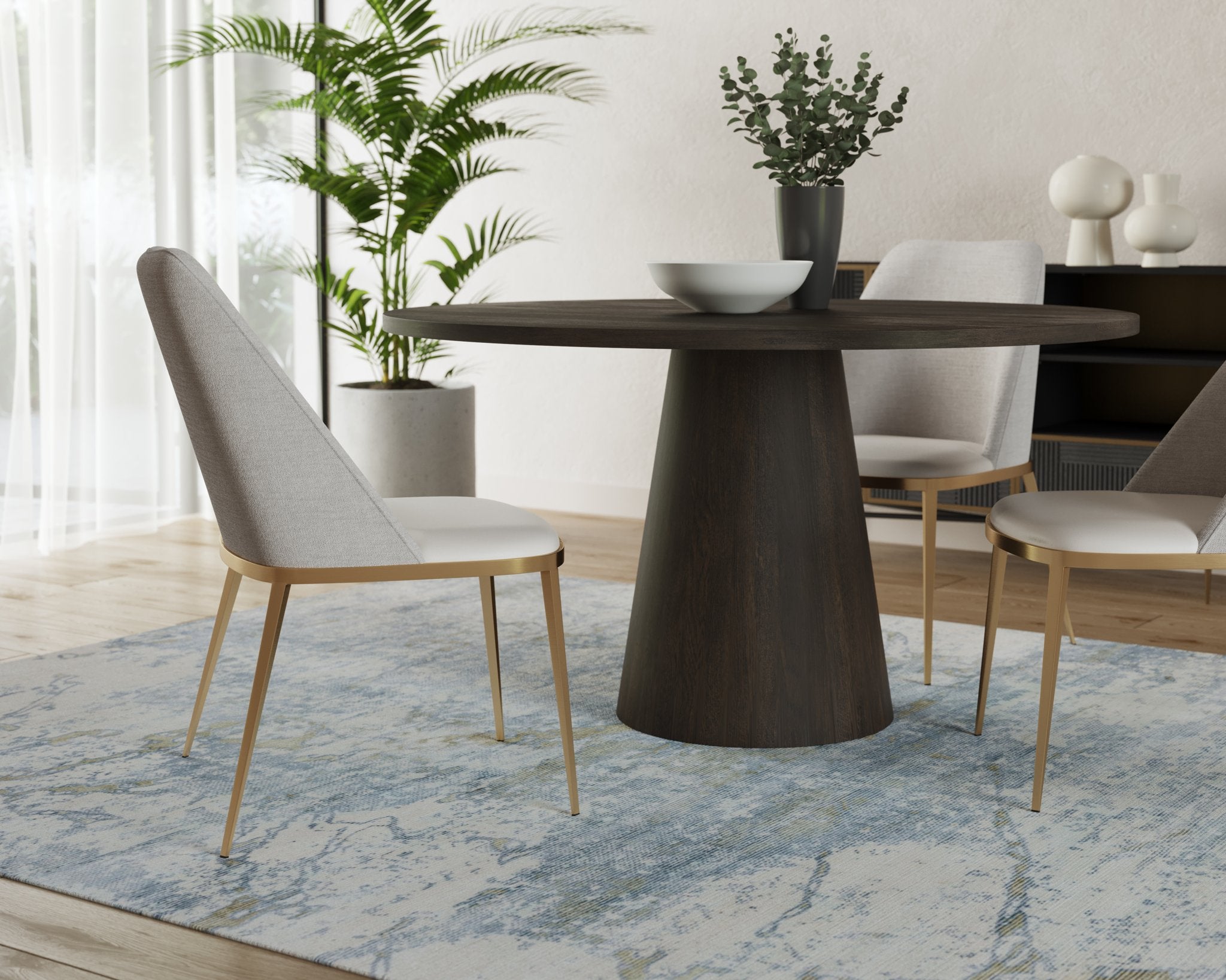 Sunpan Elina Dining Table Round 54"