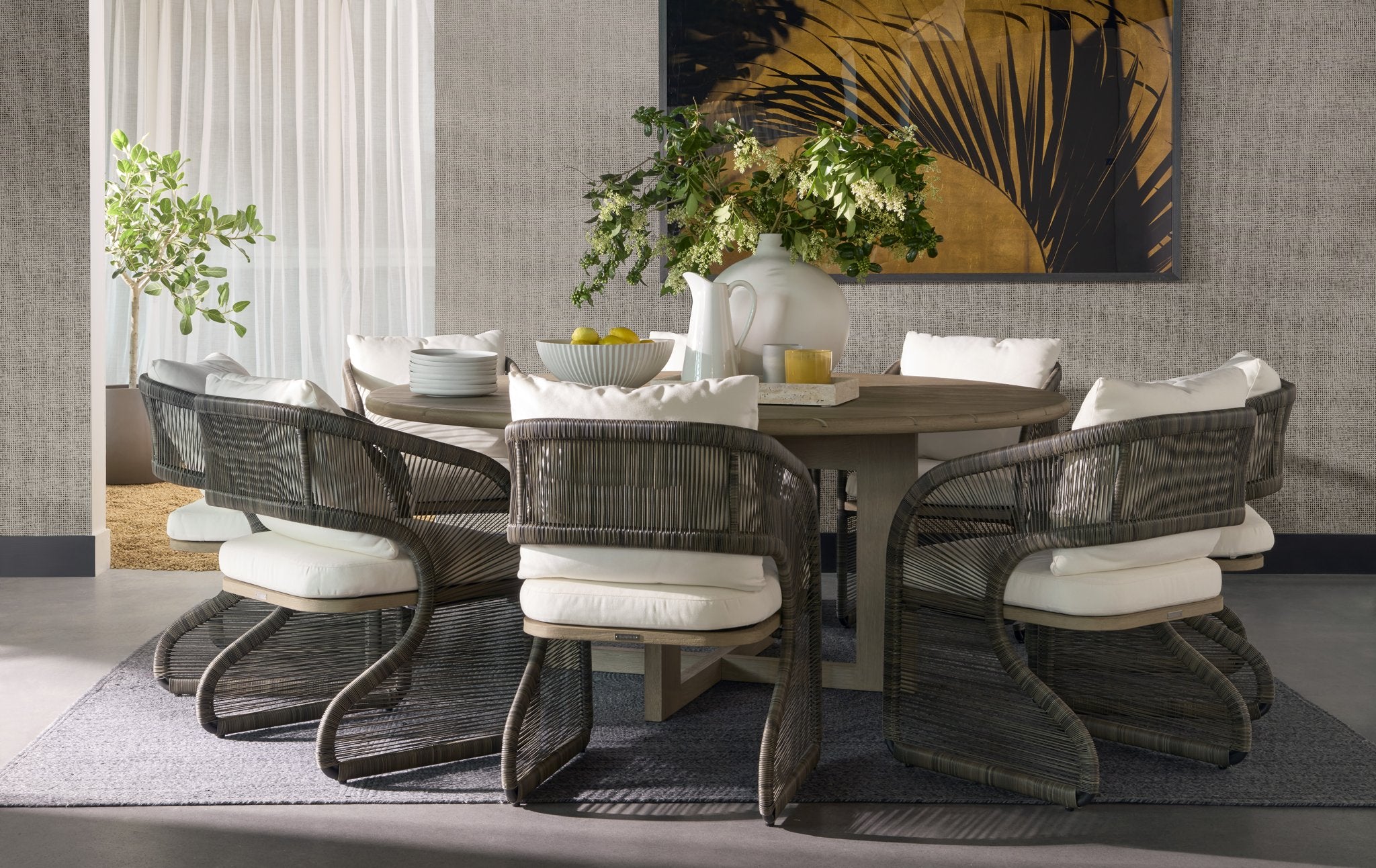 Sunpan Toulon Dining Chair Stinson Cream