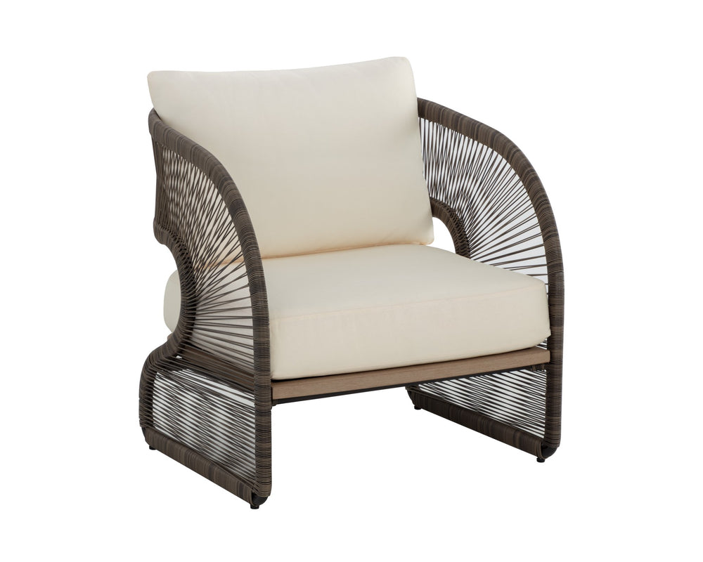 Sunpan Toulon Lounge Chair Stinson Cream