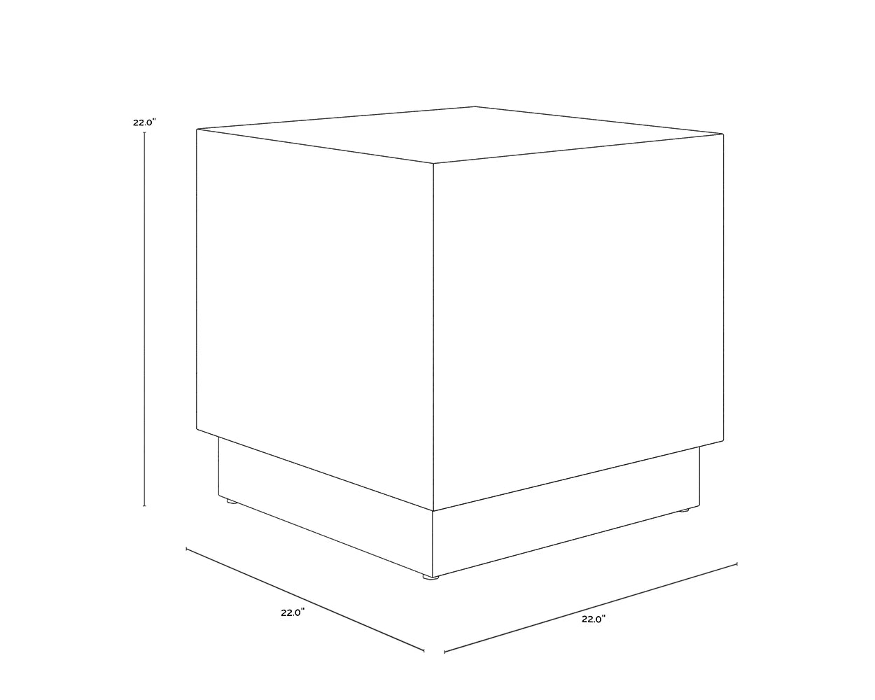 Sunpan Albans Side Table