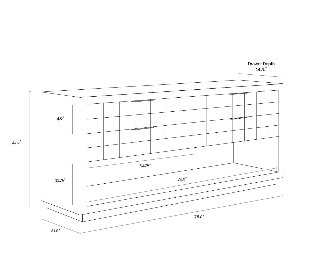 Sunpan Akava Dresser