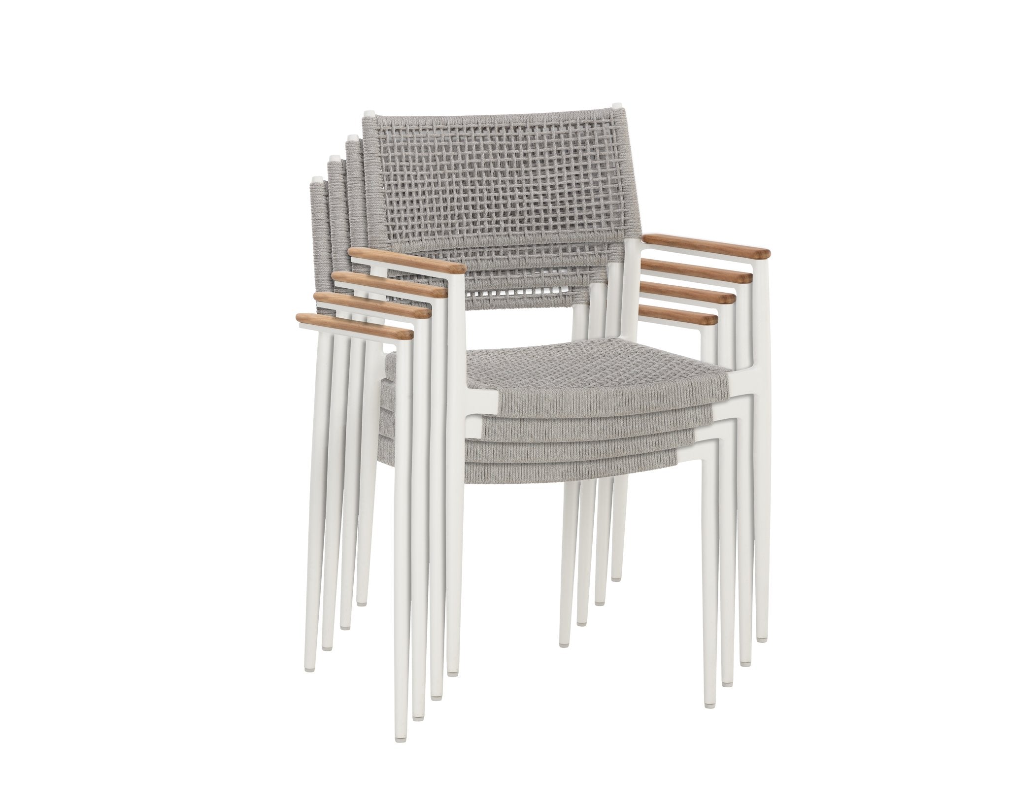 Sunpan Nava Stackable Dining Armchair Set Of 2