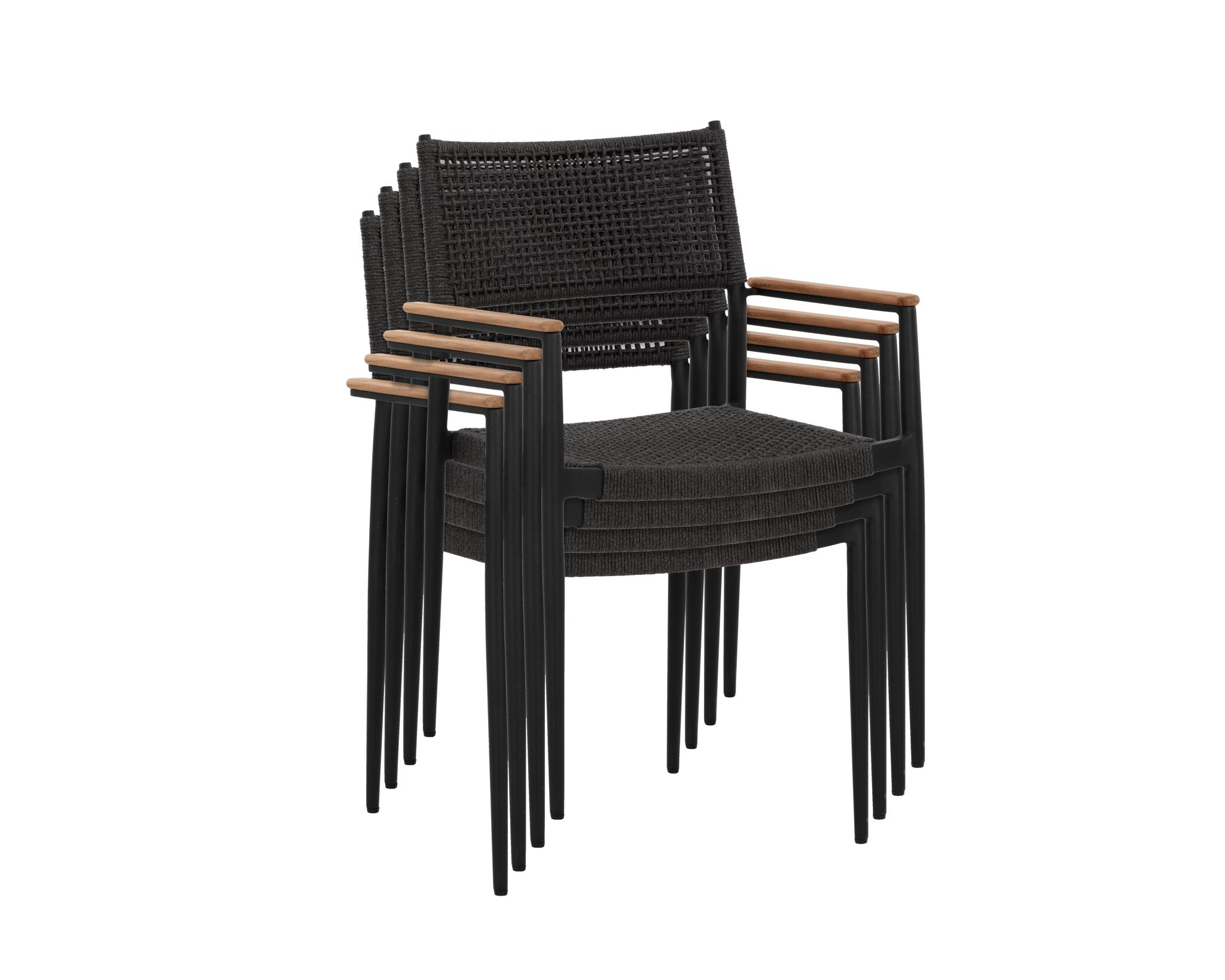 Sunpan Nava Stackable Dining Armchair Set Of 2