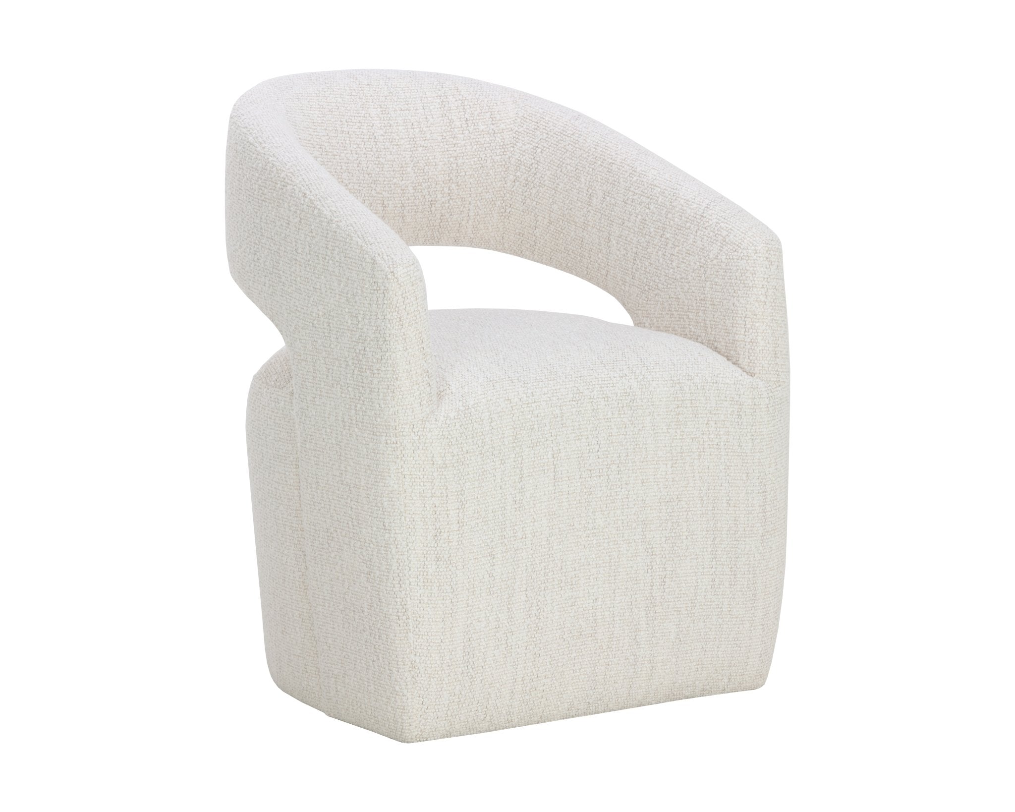 Sunpan Lloret Wheeled Dining Armchair