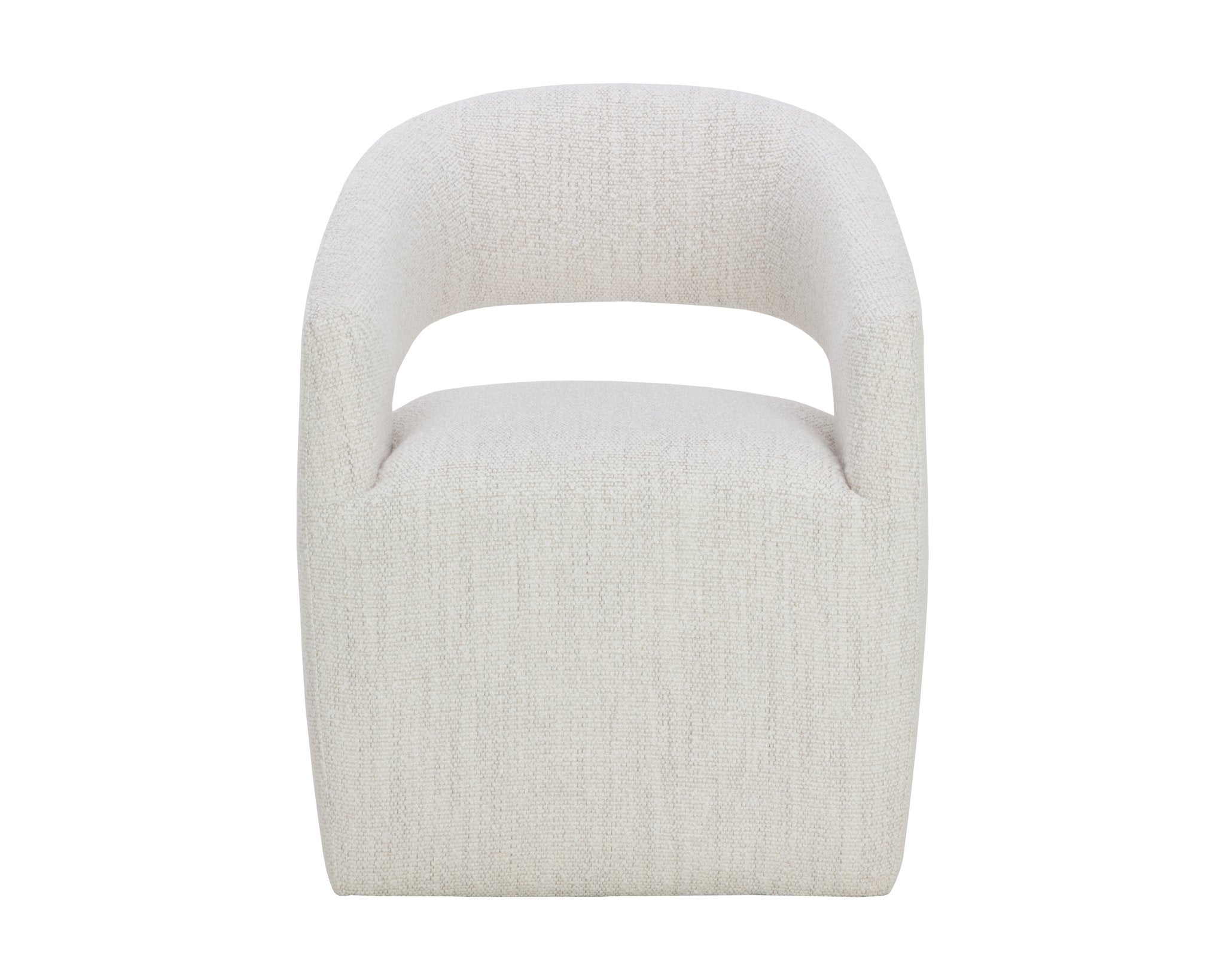 Sunpan Lloret Wheeled Dining Armchair