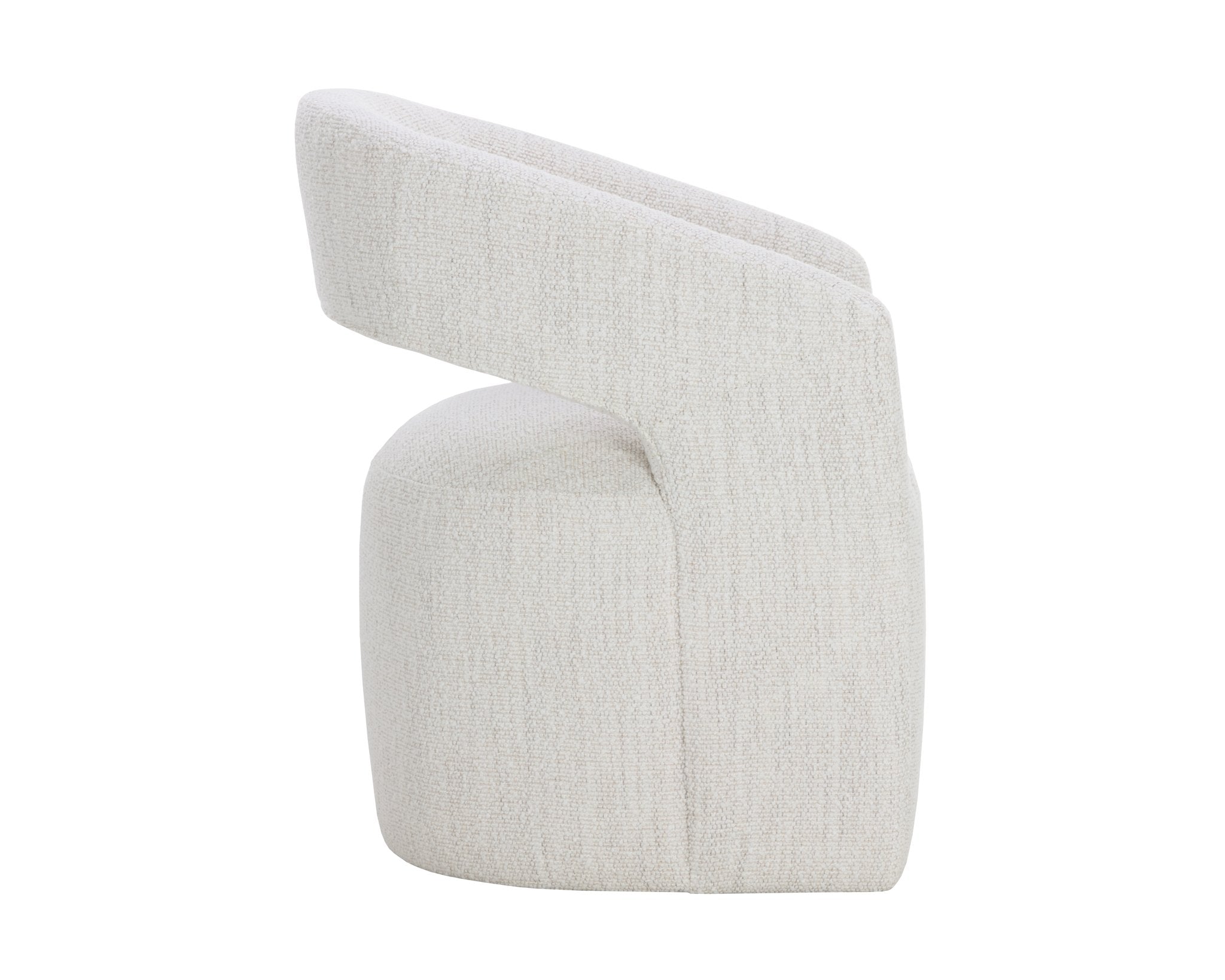 Sunpan Lloret Wheeled Dining Armchair
