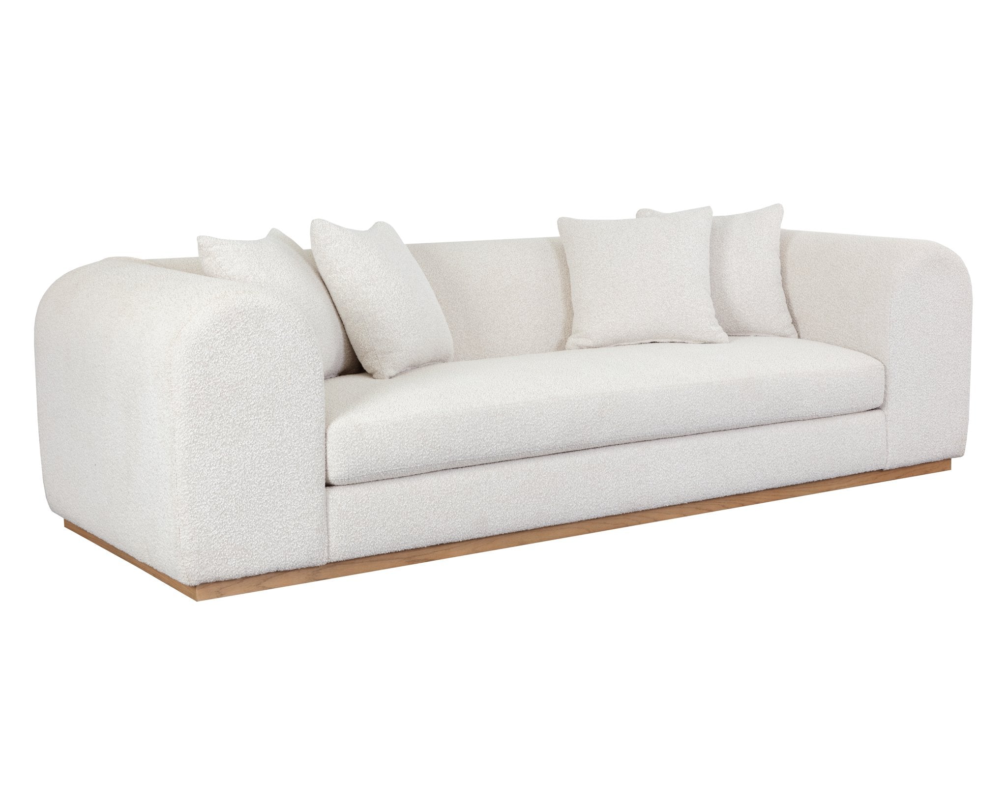Sunpan Caspian Sofa Copenhagen White