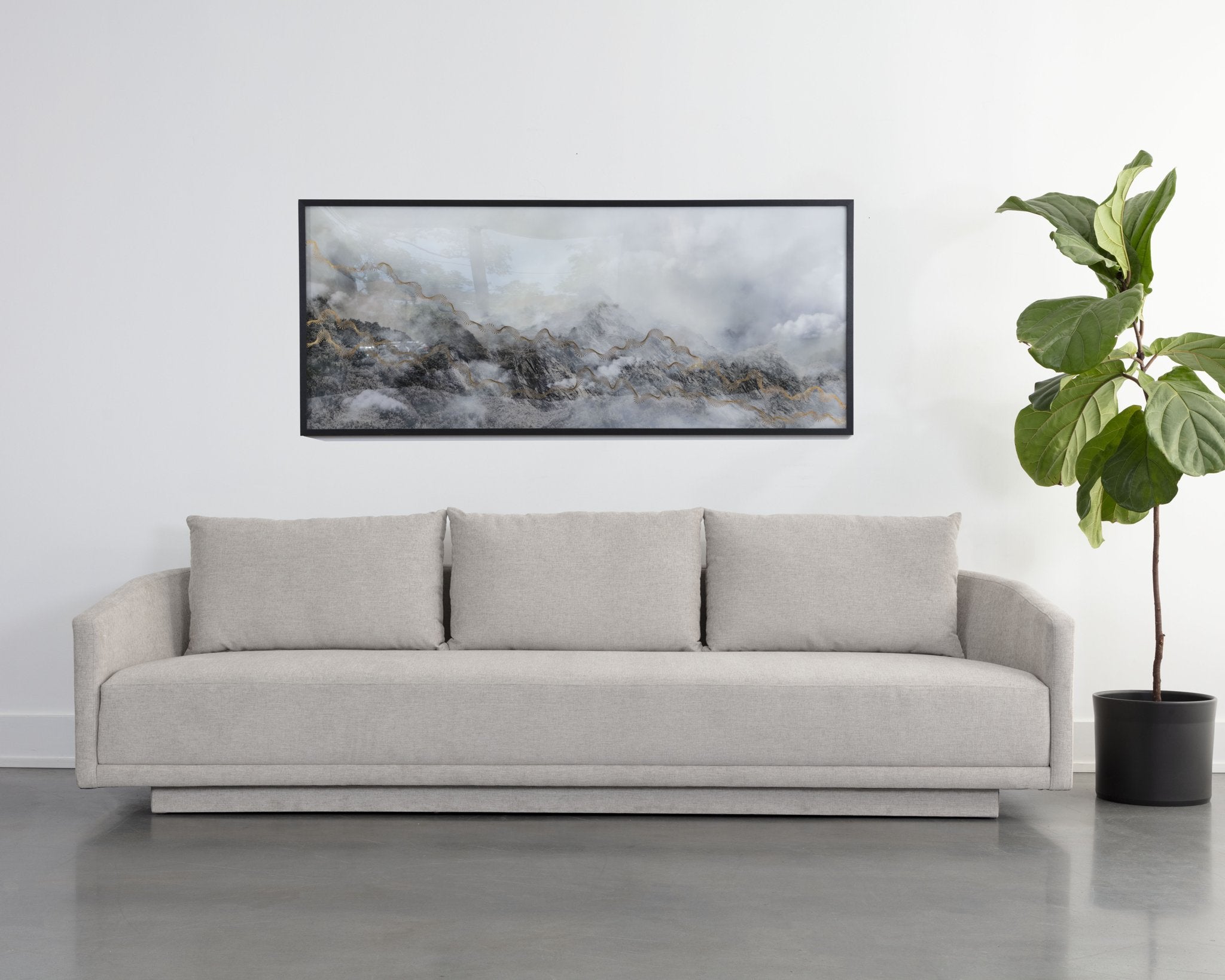 Sunpan Gannon Sofa Ernst Sandstone