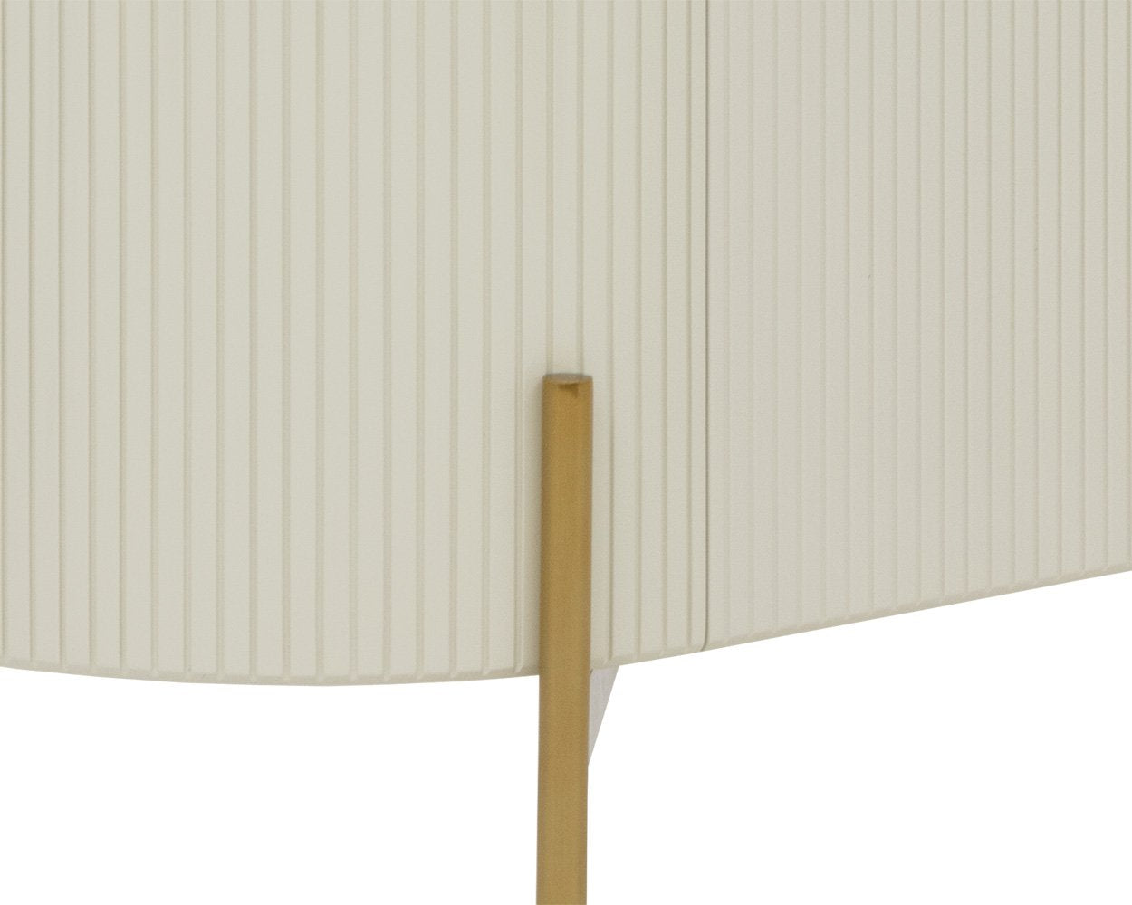 Sunpan Paloma Bar Cabinet High Gloss Cream