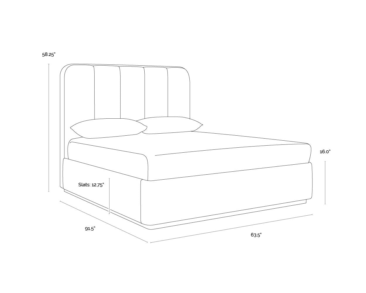 Sunpan Jamille Bed