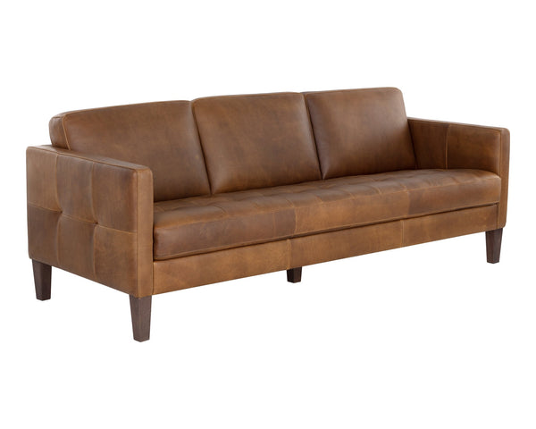 Sunpan Karmelo Sofa Cognac Leather