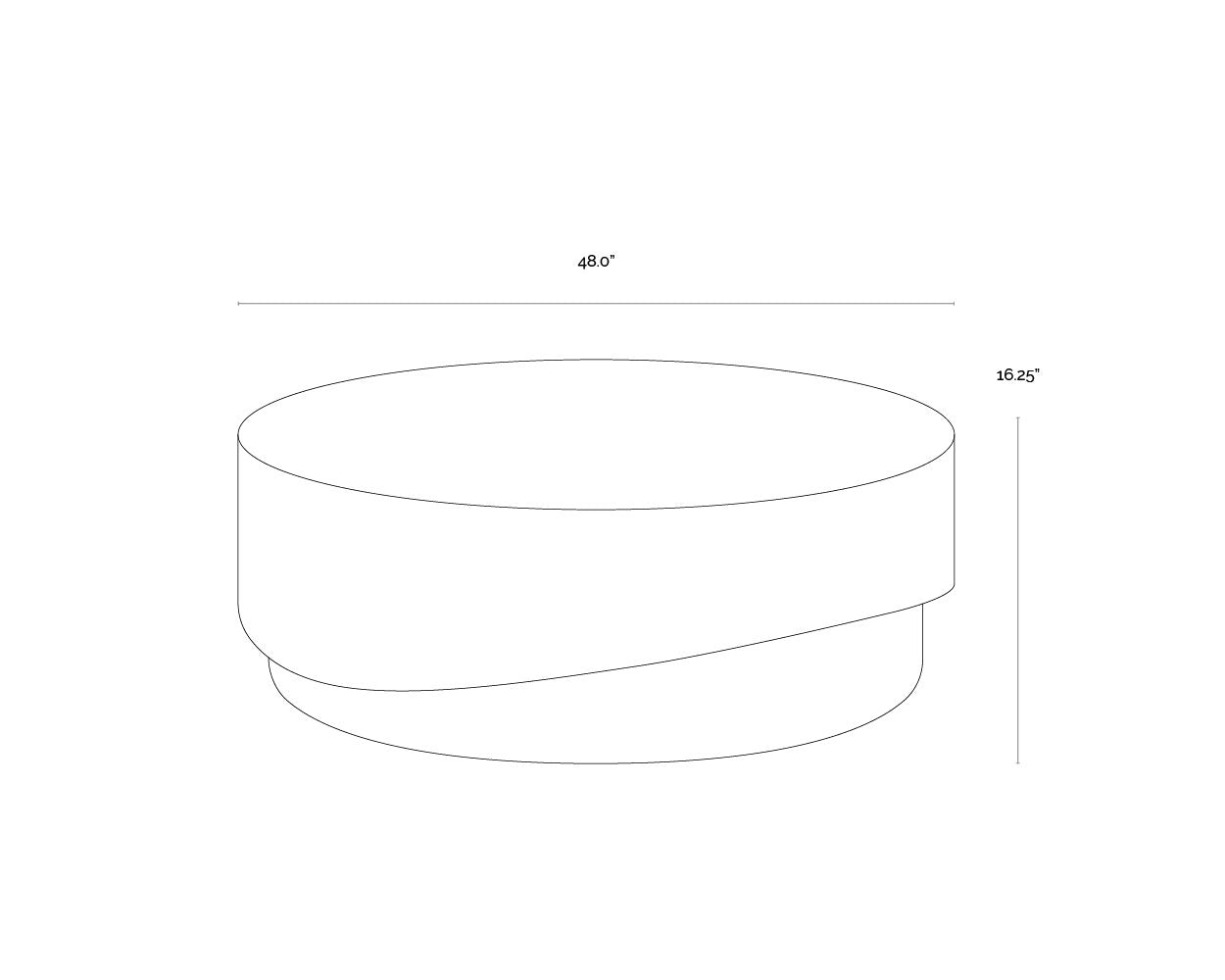 Sunpan Patras Coffee Table