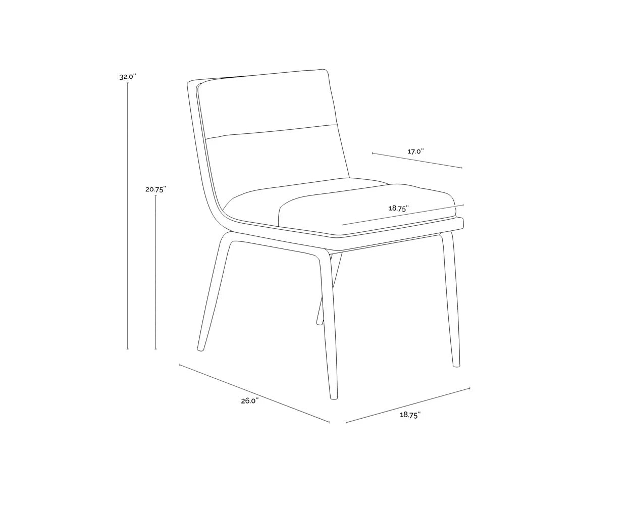 Sunpan Abilene Dining Chair Polo Club Muslin Set Of 2