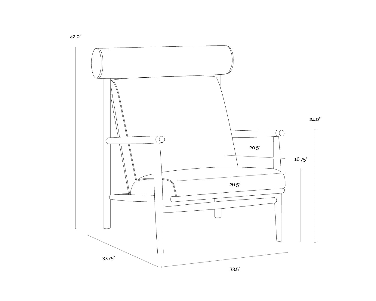 Sunpan Biko Lounge Chair