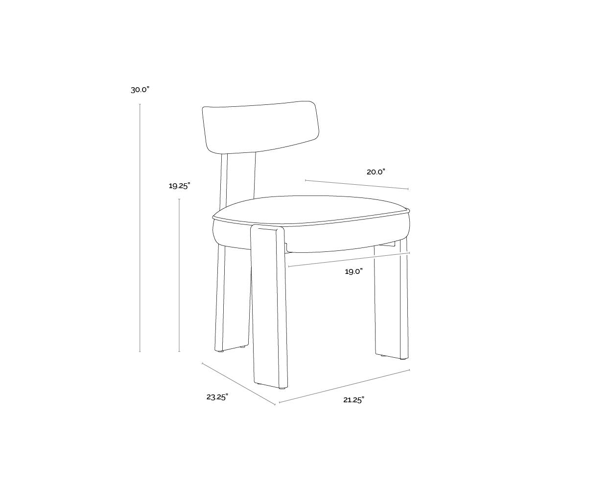 Sunpan Horton Dining Chair Set Of 2