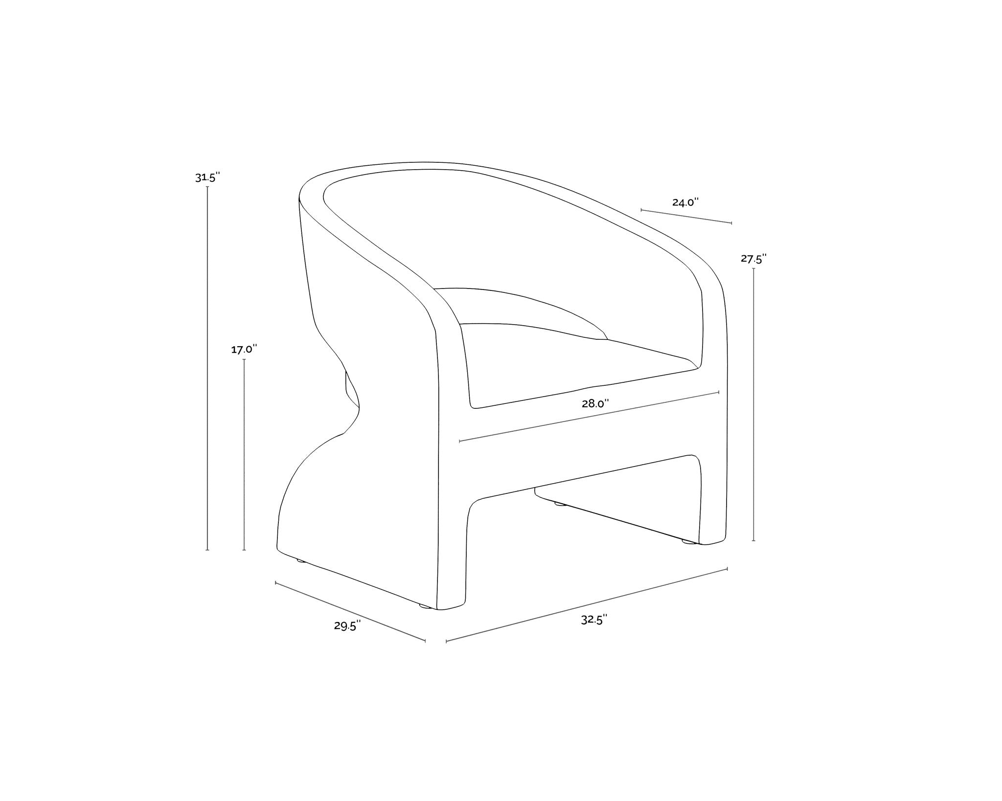 Sunpan Cura Lounge Chair