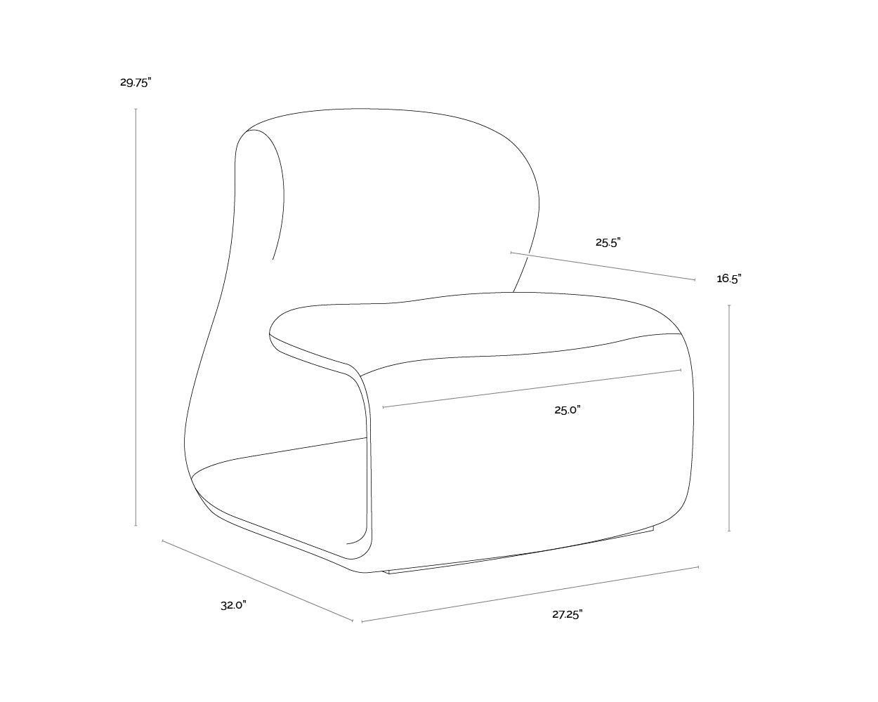 Sunpan Sophiene Lounge Chair