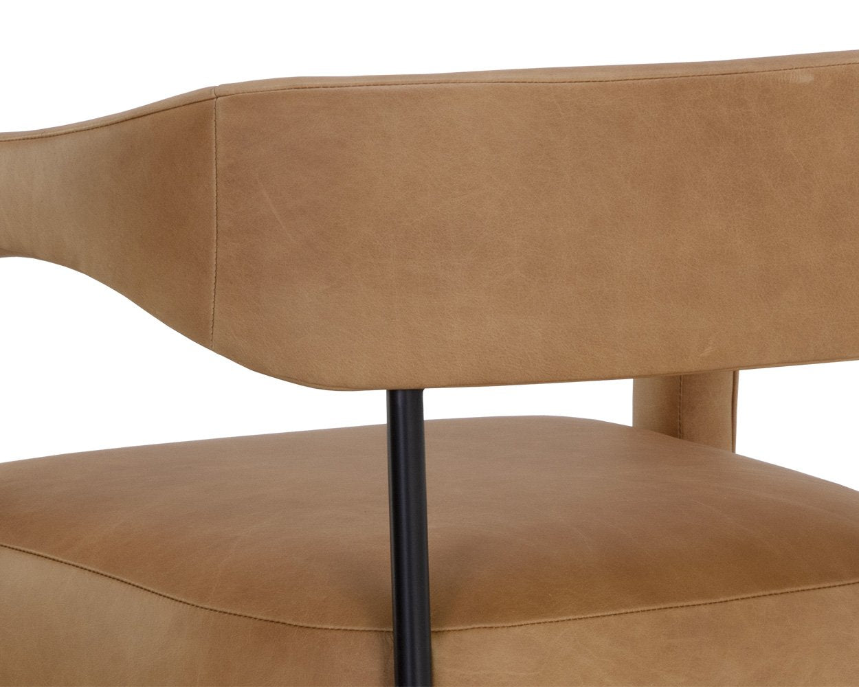 Sunpan Mavia Barstool Ludlow Sesame Leather