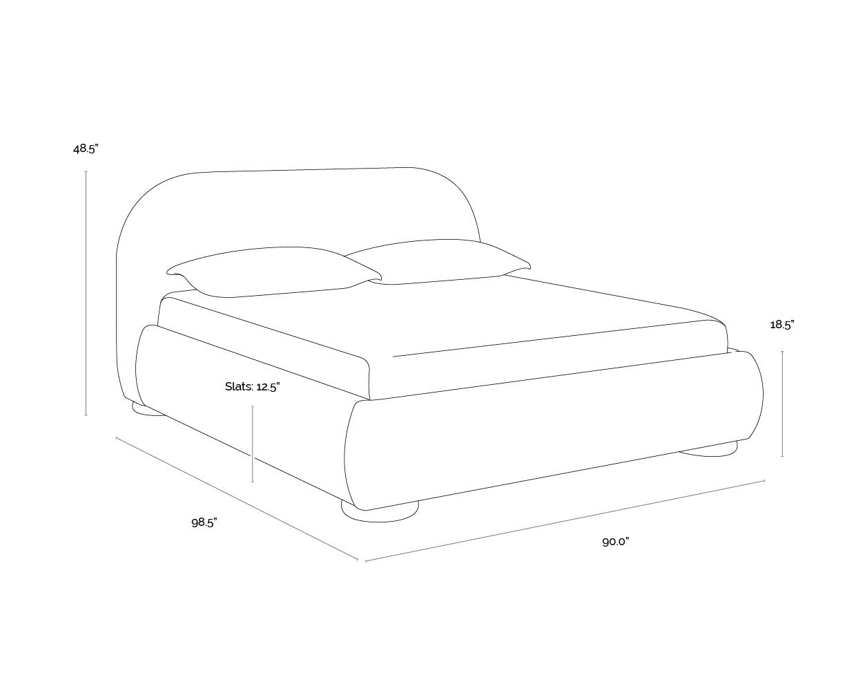 Sunpan Marin Bed