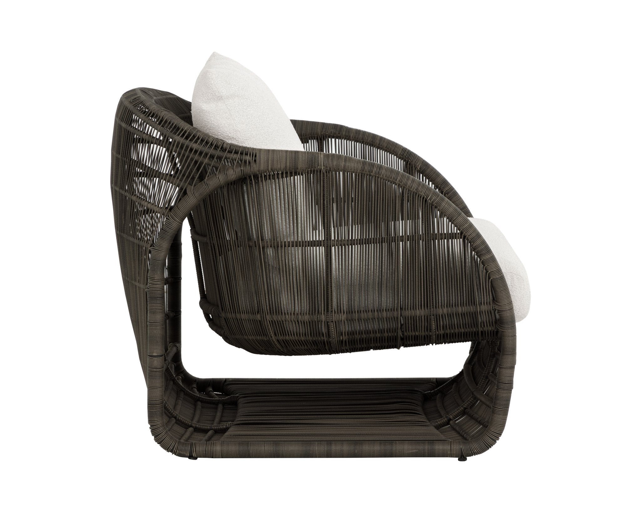 Sunpan Tulum Lounge Chair Louis Cream