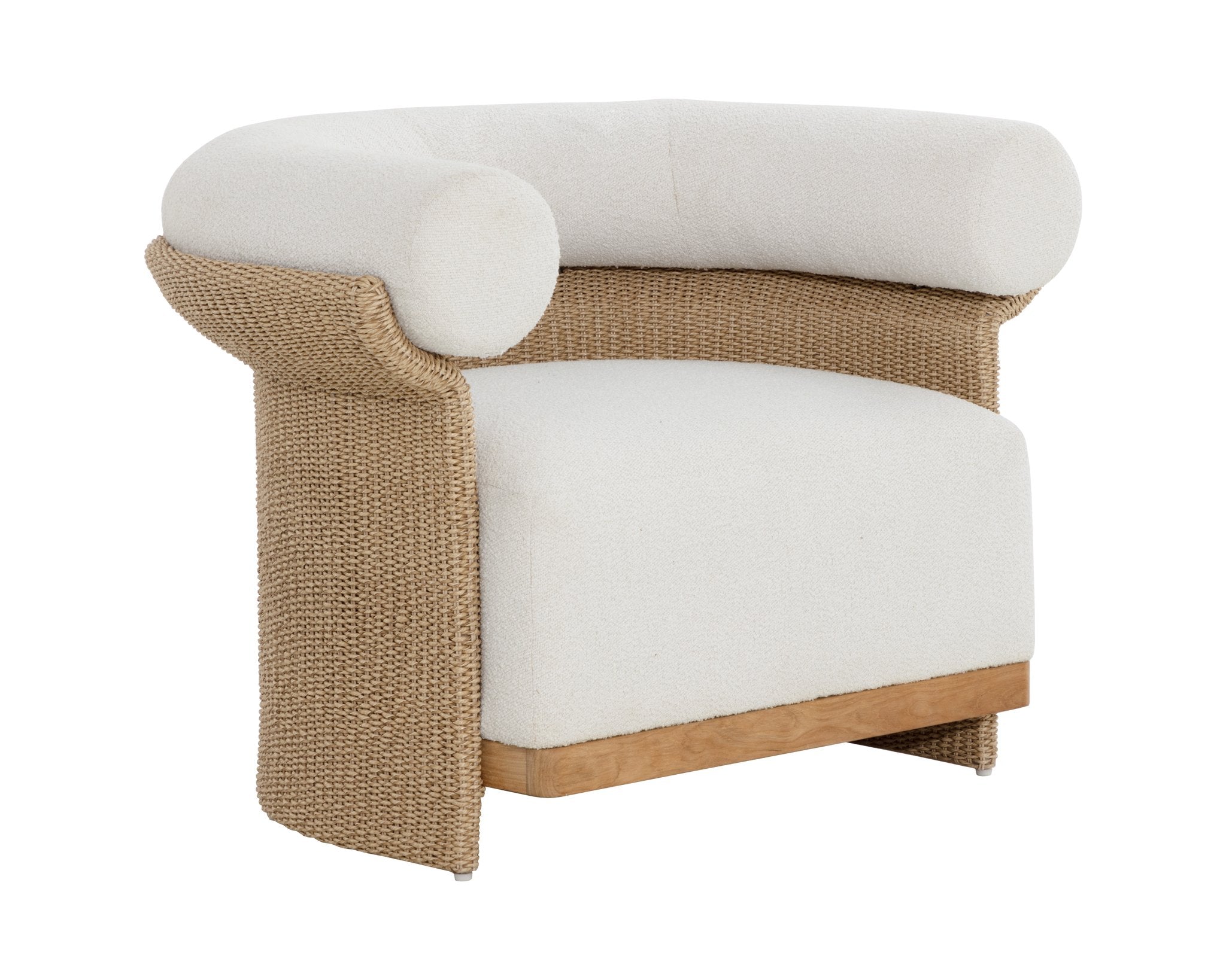 Sunpan Asos Lounge Chair Louis Cream