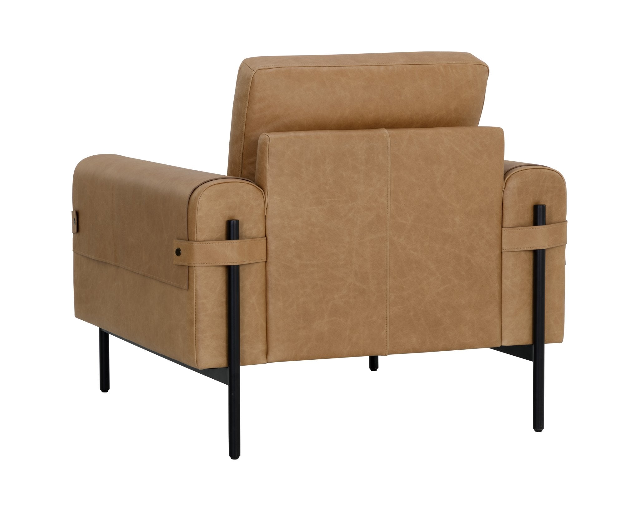 Sunpan Camus Armchair Ludlow Sesame Leather