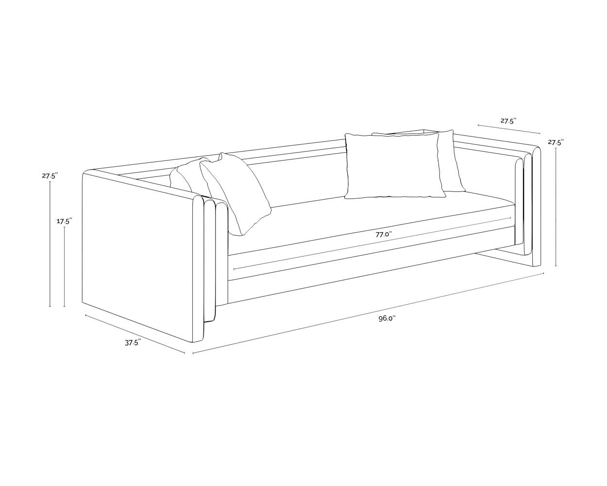 Sunpan Kira Sofa